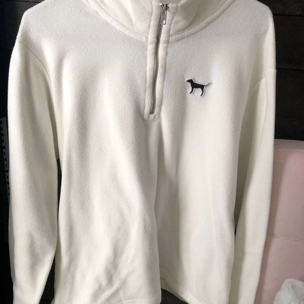 VSPINK Quarter Zip Sweater